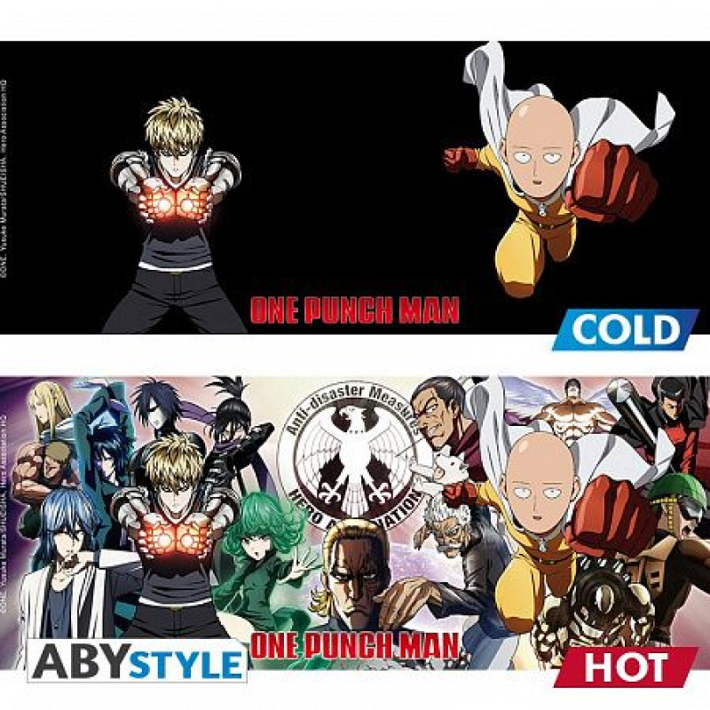 Чашка-хамелеон Abystyle One Punch Man - Heroes Mug