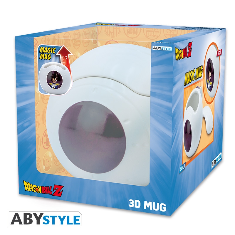 Чашка 3D хамелеон Abystyle Dragon Ball Z - Vegeta Spaceship Mug