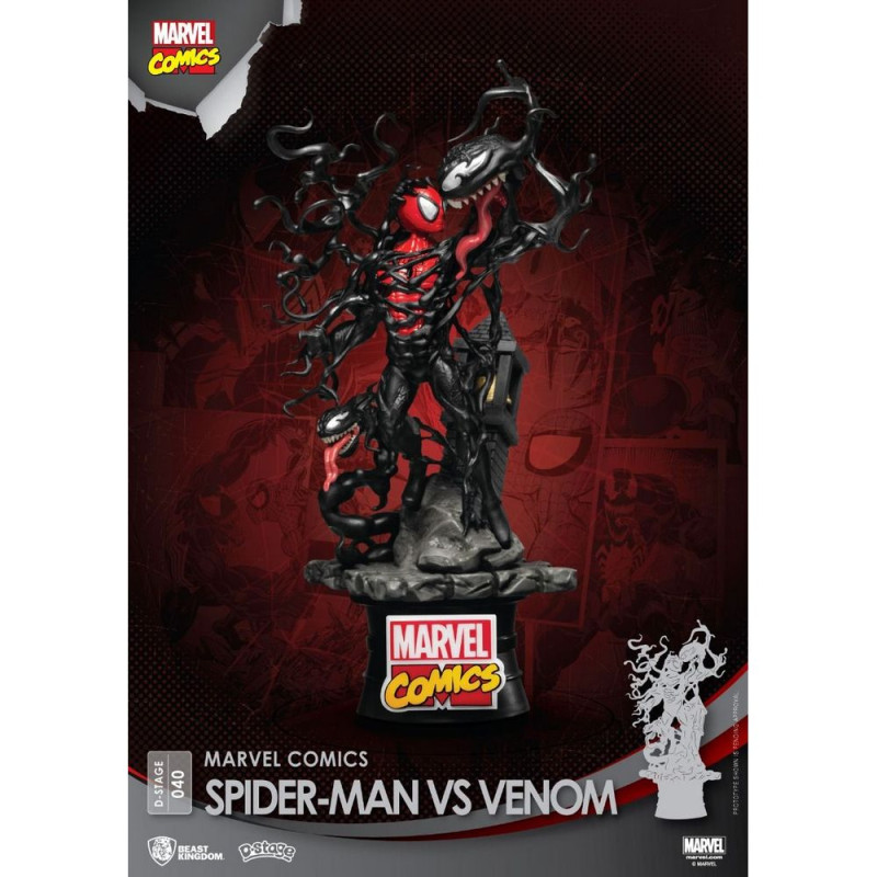 Фигурка Beast Kingdom Marvel - Spider-Man vs Venom