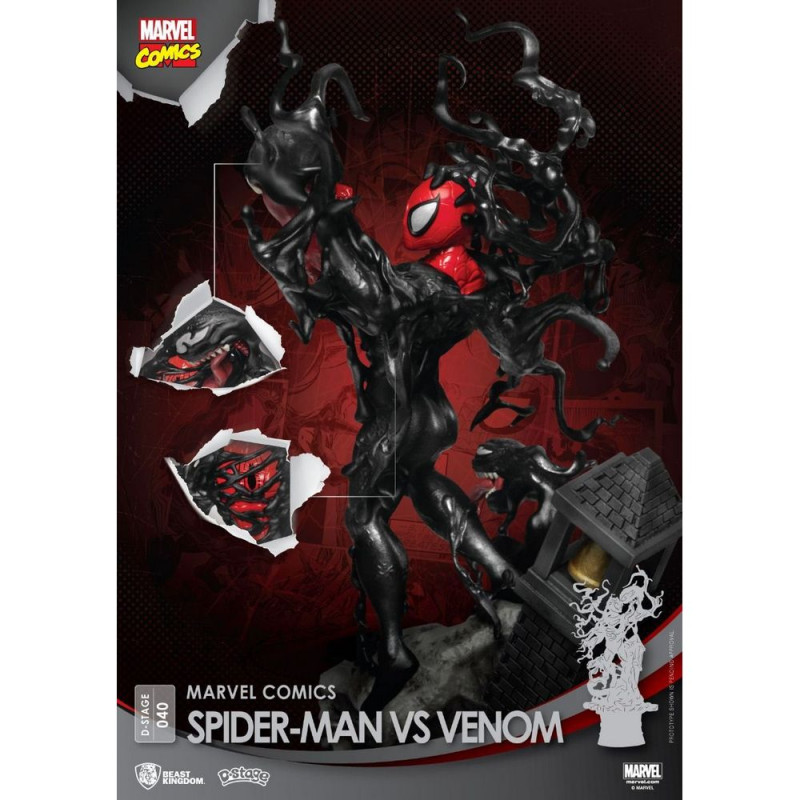 Фигурка Beast Kingdom Marvel - Spider-Man vs Venom