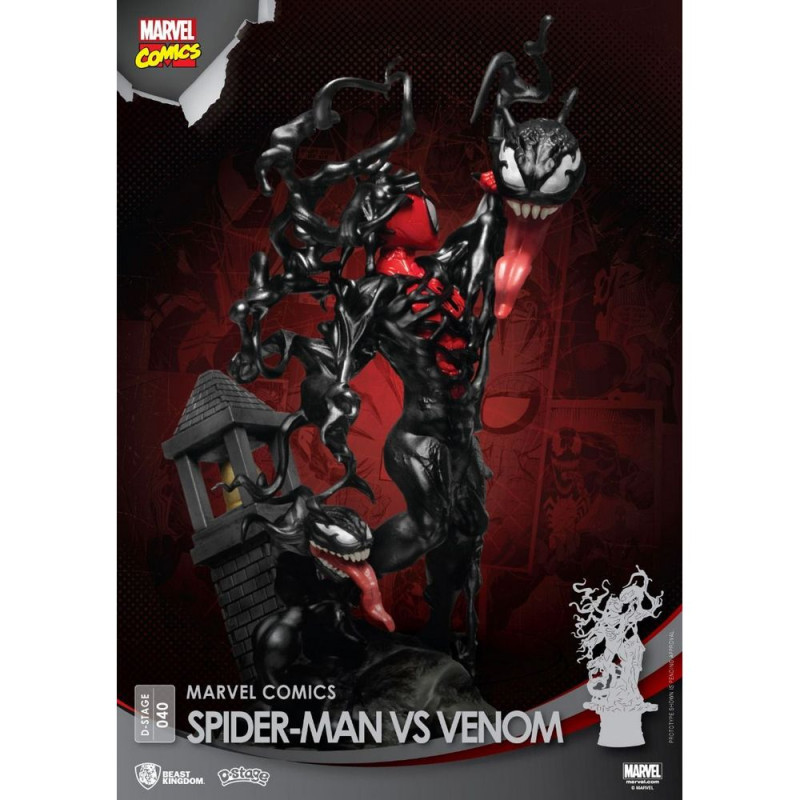 Фигурка Beast Kingdom Marvel - Spider-Man vs Venom