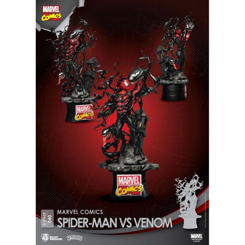 Фигурка Beast Kingdom Marvel - Spider-Man vs Venom