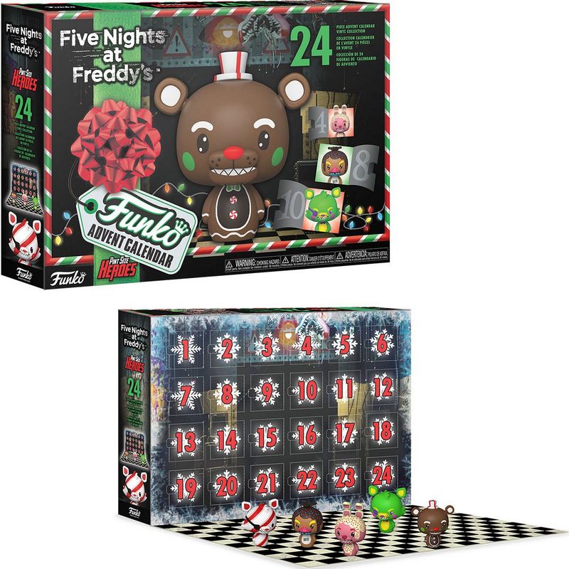 Funko Advent Calendar Five Nights at Freddy's (Black Light) Holiday / Фанко Новогодний Календарь ФНАФ