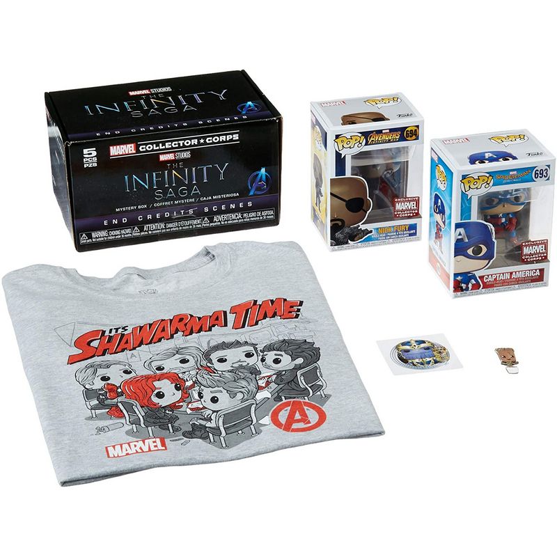 Funko Marvel Collector Corps Infinity Saga (End Credits Scenes) Box / Коробка Фанко Сага Бесконечности