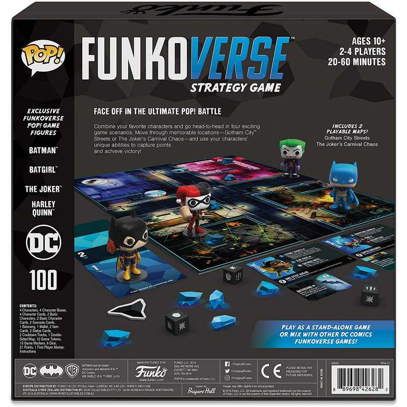 Funko Verse Strategy Game DC 100 / Настольная игра Фанко