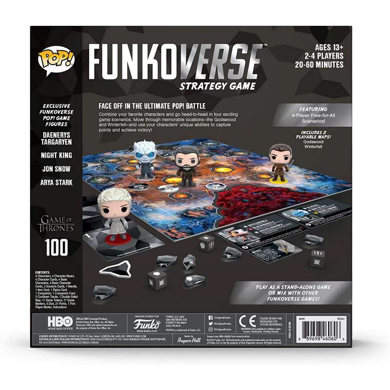 Funko Verse Strategy Game: Game of Thrones 100 / Настольная игра Фанко Игра престолов