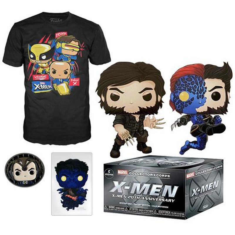 Funko Marvel Collector Corps X-Men 20th Annivesary Box / Фанко Люди Ікс 20-річчя