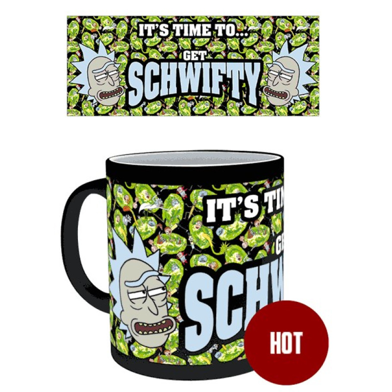 Чашка-хамелеон GB eye Rick and Morty - Get Schwifty Mug