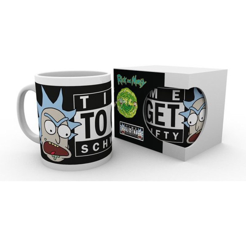 Чашка GB eye Rick and Morty - Time To Get Schwifty Mug