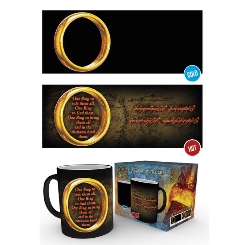 Чашка-хамелеон GB eye Lord of the Rings - One Ring Mug