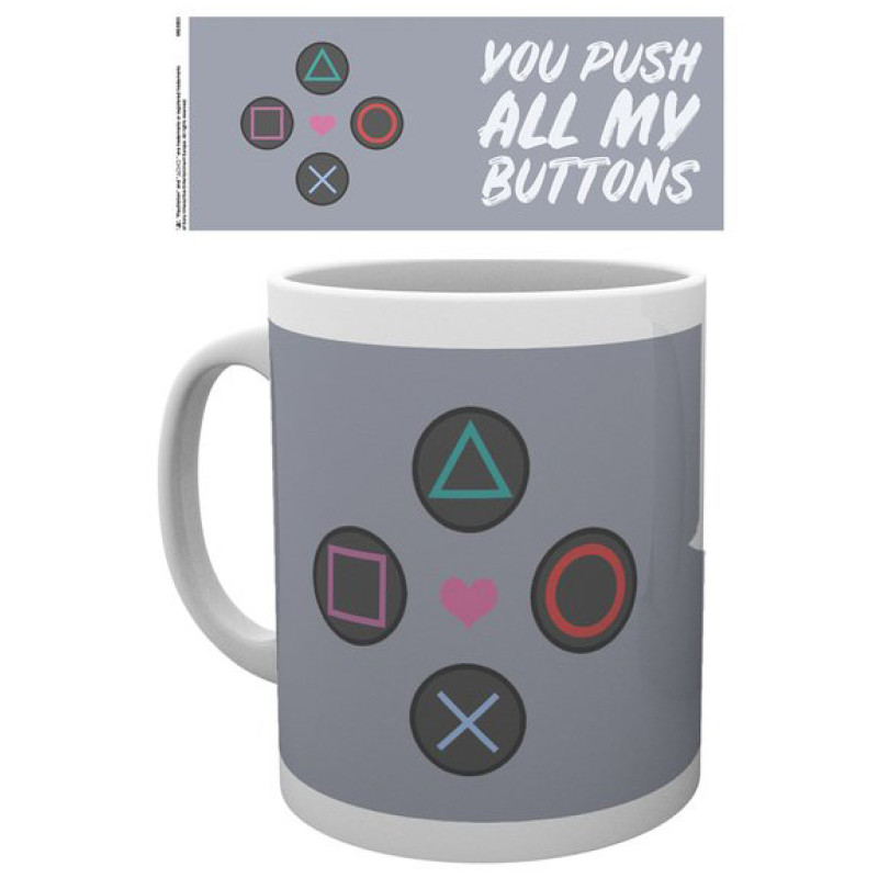 Чашка GB eye Playstation - Push My Buttons Mug