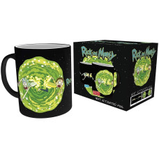 Чашка-хамелеон GB eye Rick and Morty - Portal Mug