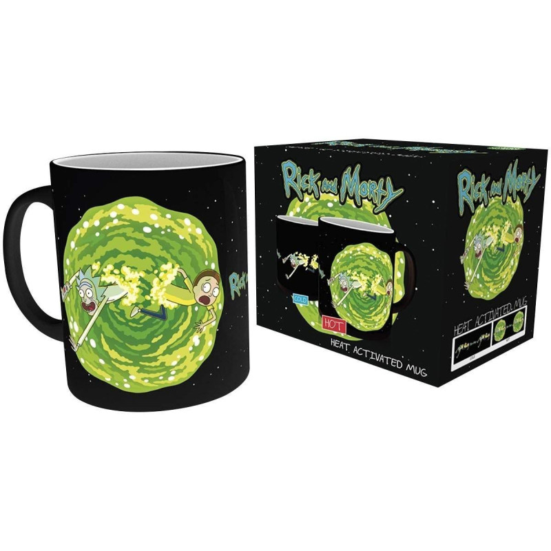 Чашка-хамелеон GB eye Rick and Morty - Portal Mug