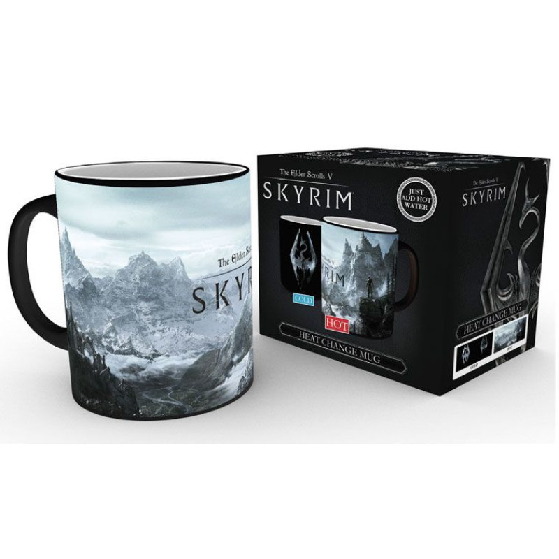 Чашка-хамелеон GB eye Skyrim - Dragon Symbol Mug