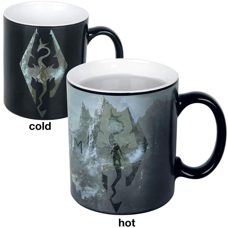 Чашка-хамелеон GB eye Skyrim - Dragon Symbol Mug