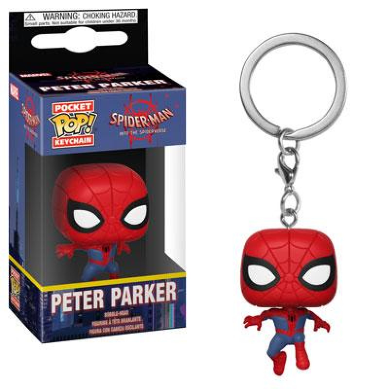 Брелок Funko Pop Keychain Spider-Man Into the Spider-Verse - Peter Parker