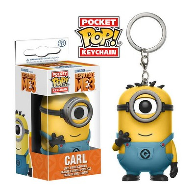 Funko Pocket Pop! Keychain: Despicable Me 3 - Carl / Брелок Фанко Поп: Гадкий я 3 - Миньон Карл