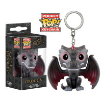 Funko Pocket Pop! Keychain: Game of Thrones - Drogon / Брелок Фанко Піп: Гра престолів - Дрогон