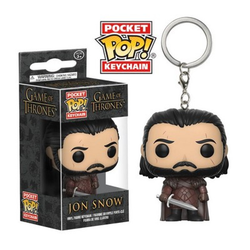 Funko Pocket Pop! Keychain: Game of Thrones - Jon Snow / Брелок Фанко Піп: Гра престолів - Джон Сноу