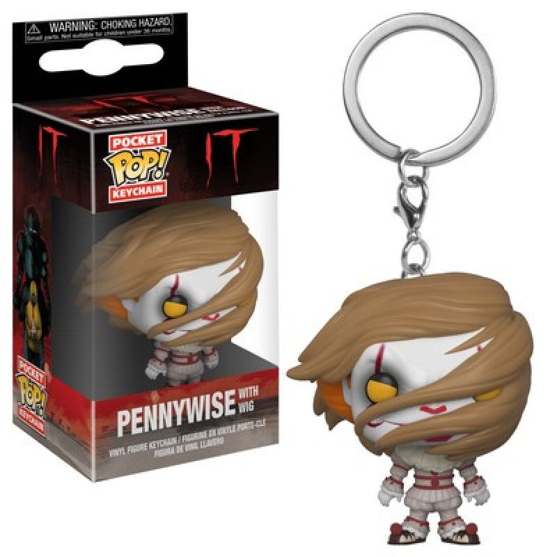Funko Pocket Pop! Keychain: IT - Pennywise with Wig / Брелок Фанко Поп: Оно - Пеннивайз