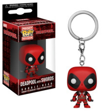 Funko Pocket Pop! Keychain: Marvel - Deadpool with Swords / Брелок Фанко Поп: Дэдпул