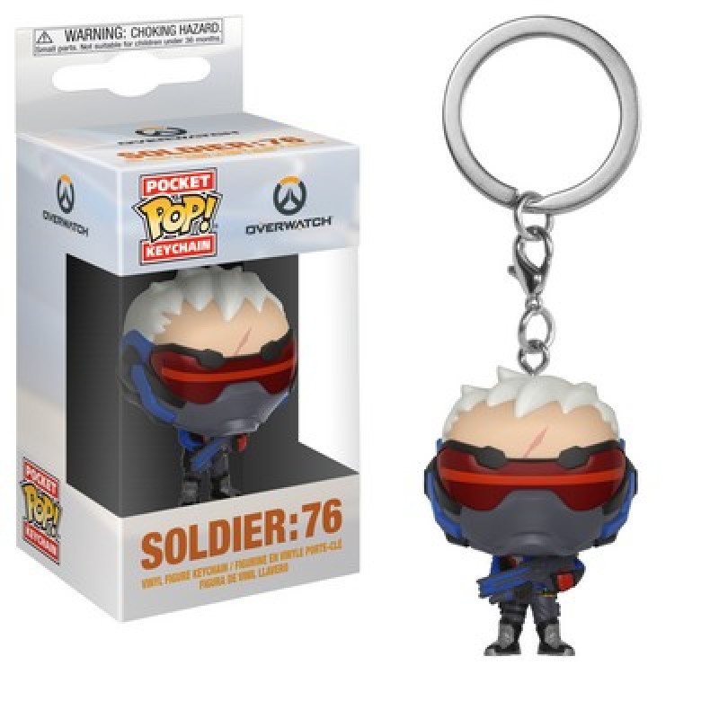 Брелок Funko Pop Keychain Overwatch - Soldier 76