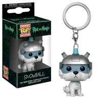 Funko Pocket Pop! Keychain: Rick and Morty - Snowball / Брелок Фанко Поп: Рик и Морти
