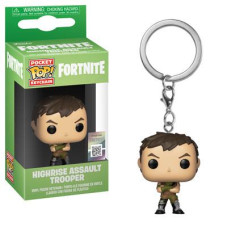 Funko Pop! Keychain: Fortnite - Highrise Assault Trooper  / Брелок Фанко Поп Fortnite