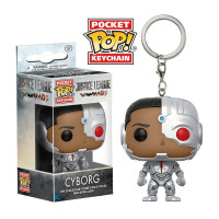 Брелок Funko Pop Keychain Justice League - Cyborg