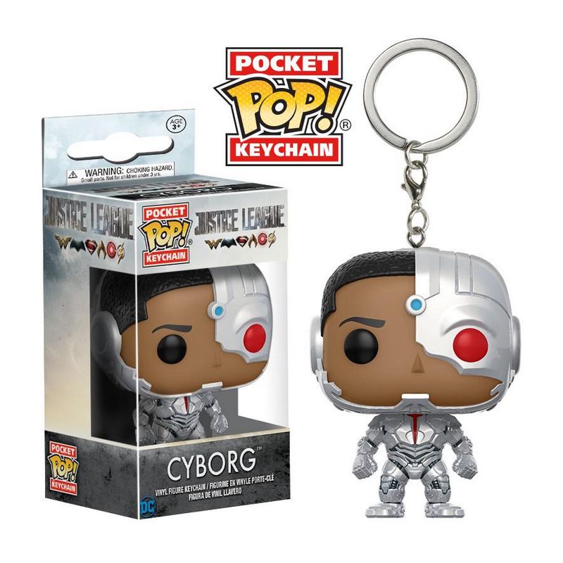 Брелок Funko Pop Keychain Justice League - Cyborg