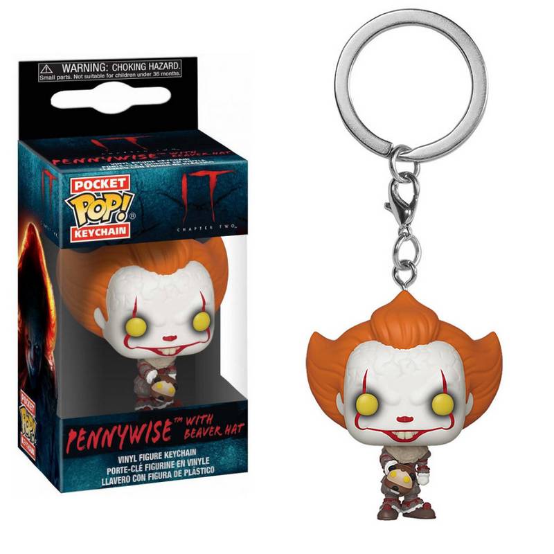 Брелок Funko Pop Keychain IT 2 - Pennywise with Beaver Hat