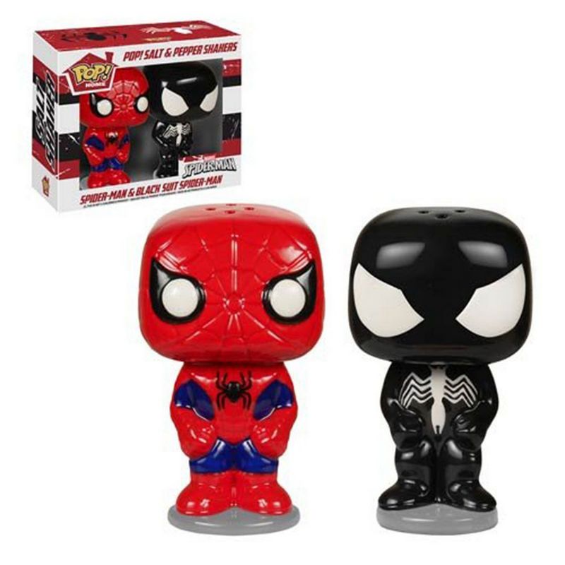 Набор Funko Home Salt and Pepper Shakers Marvel - Spider-Man and Black Suit