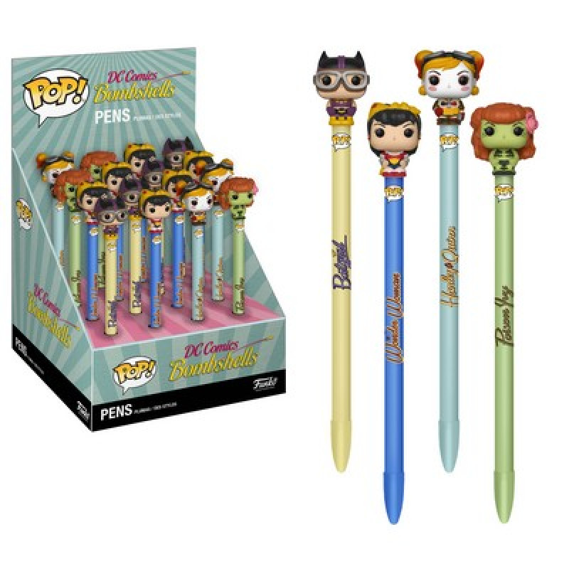 Funko Pop! Pen: DC Comics Bombshells / Набір ручок Фанко: DC Comics