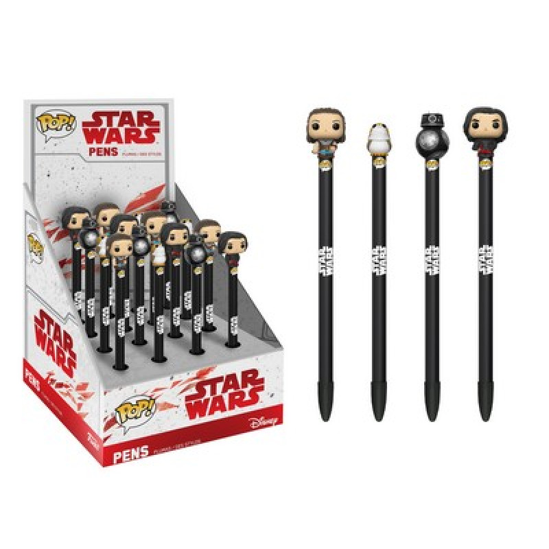 Funko Pop! Pen: Star Wars: Last Jedi / Набір ручок Фанко Піп: Зоряні війни: Останні джедаї