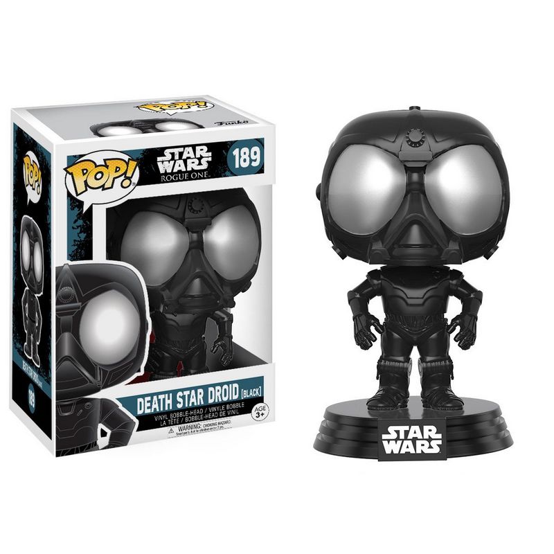 Фигурка Funko Pop Star Wars Rogue One - Death Star Droid (Black) / Фанко Поп Звёздные войны - Ремонтный дроид