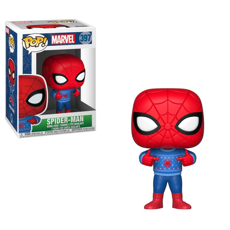 Фигурка Funko Pop Marvel Holiday - Spider-Man / Фанко Поп Человек-паук