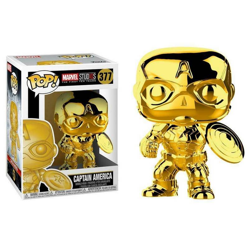 Фигурка Funko Pop Marvel Studios 10th - Captain America / Фанко Поп Капитан Америка