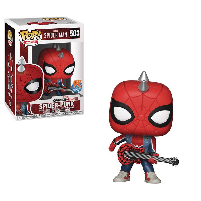Фигурка Funko Pop Spider-Man Game - Spider-Punk NOMINT / Фанко Поп Человек-паук