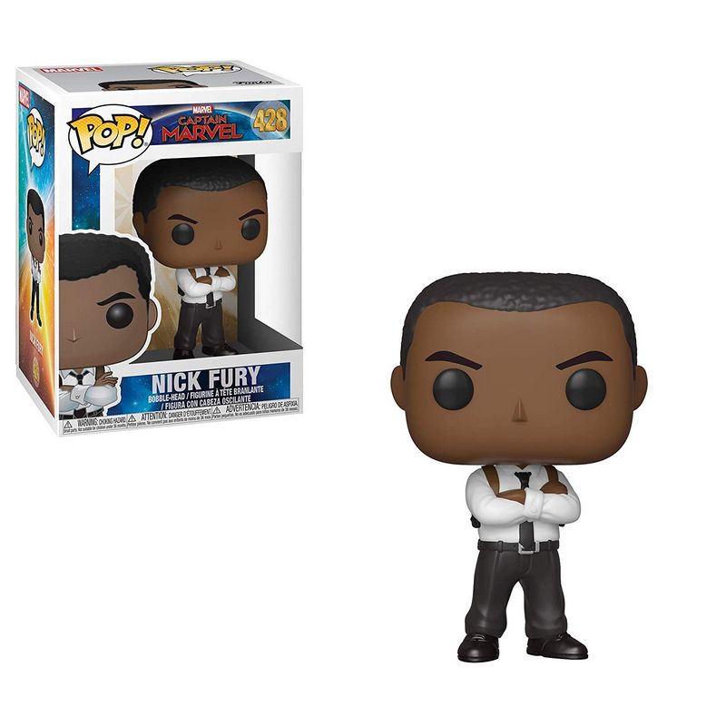 Фигурка Funko Pop Captain Marvel - Nick Fury / Фанко Поп Капитан Марвел - Ник Фьюри