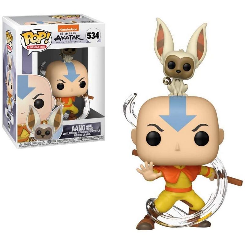 Фигурка Funko Pop Avatar The Last Airbender - Aang with Momo / Фанко Поп Аватар Легенда об Аанге и Момо