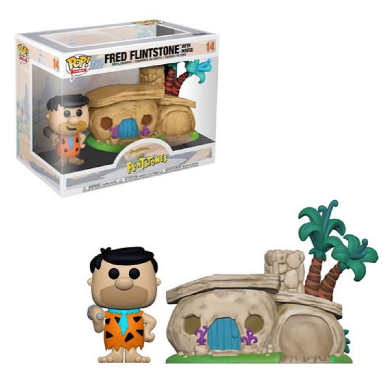 Фигурка Funko Pop Flintstones - Fred with House Town / Фанко Поп Флинтстоуны - Фред