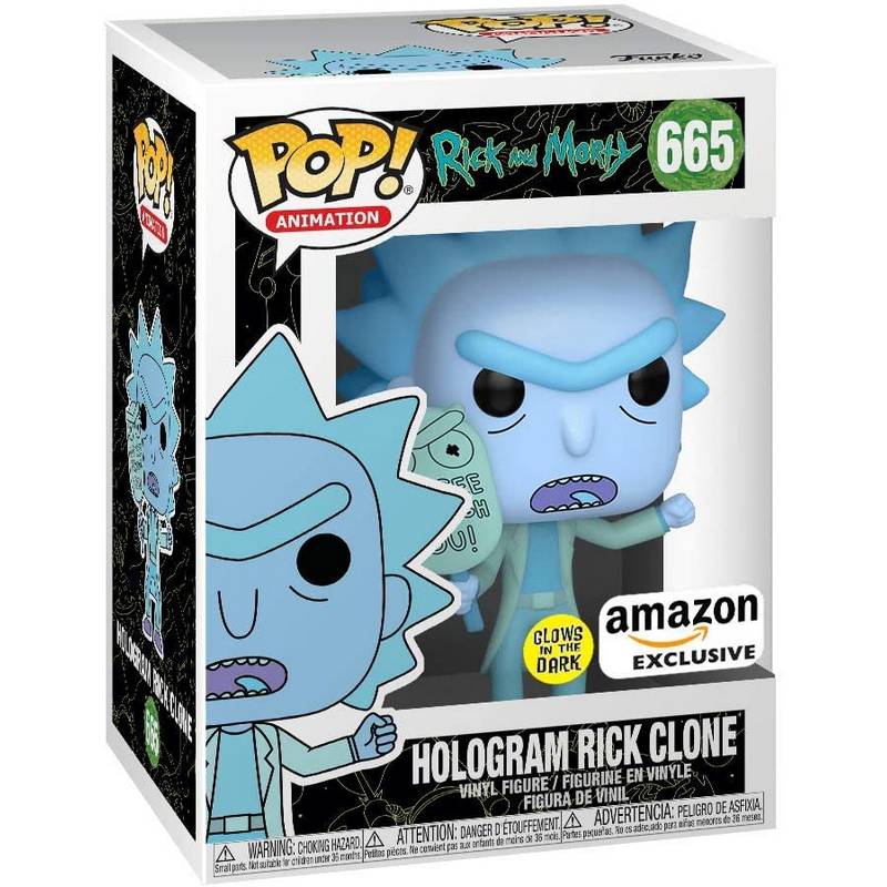 Фигурка Funko Pop Rick and Morty (Hologram Clone) #665 / Фанко Поп Рик и Морти
