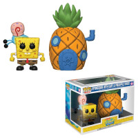 Фигурка Funko Pop Spongebob with Gary and Pineapple House / Фанко Поп Губка Боб и Гэри