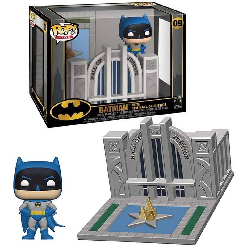 Фигурка Funko Pop Batman 80th with the Hall of Justice / Фанко Поп Бэтмен