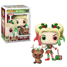 Фигурка Funko Pop DC Holiday - Harley Quinn with Helper / Фанко Поп Харли Квинн