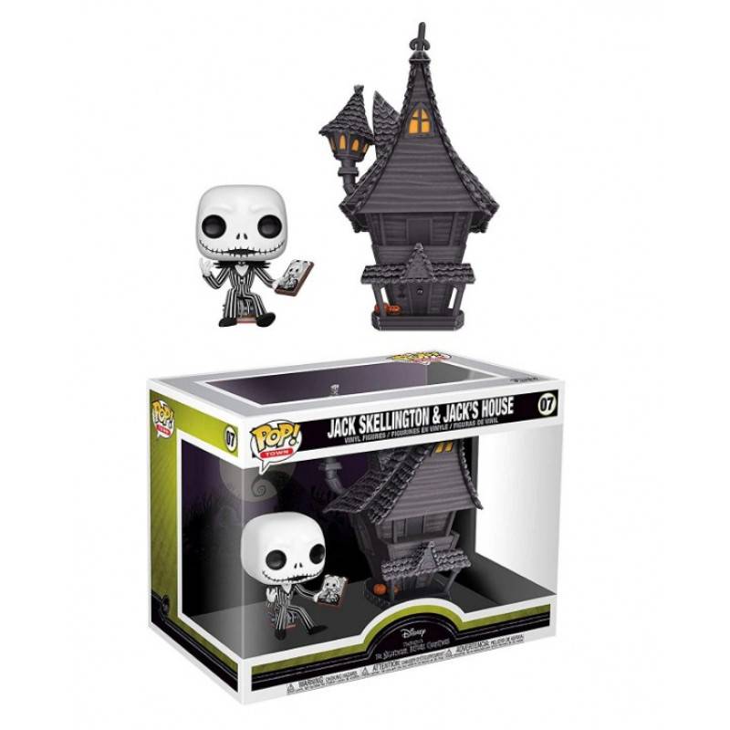 Фигурка Funko Pop Nightmare Before Christmas - Jack Skellington and Jack's House / Фанко Поп Кошмар перед Рождеством - Джек Скеллингтон