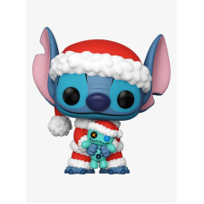 Фигурка Funko Pop Disney Holiday - Santa Stitch with Scrump / Фанко Поп Стич