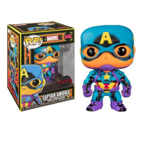Фігурка Funko Pop Black Light Marvel Captain America / Фанко Поп Капітан Америка