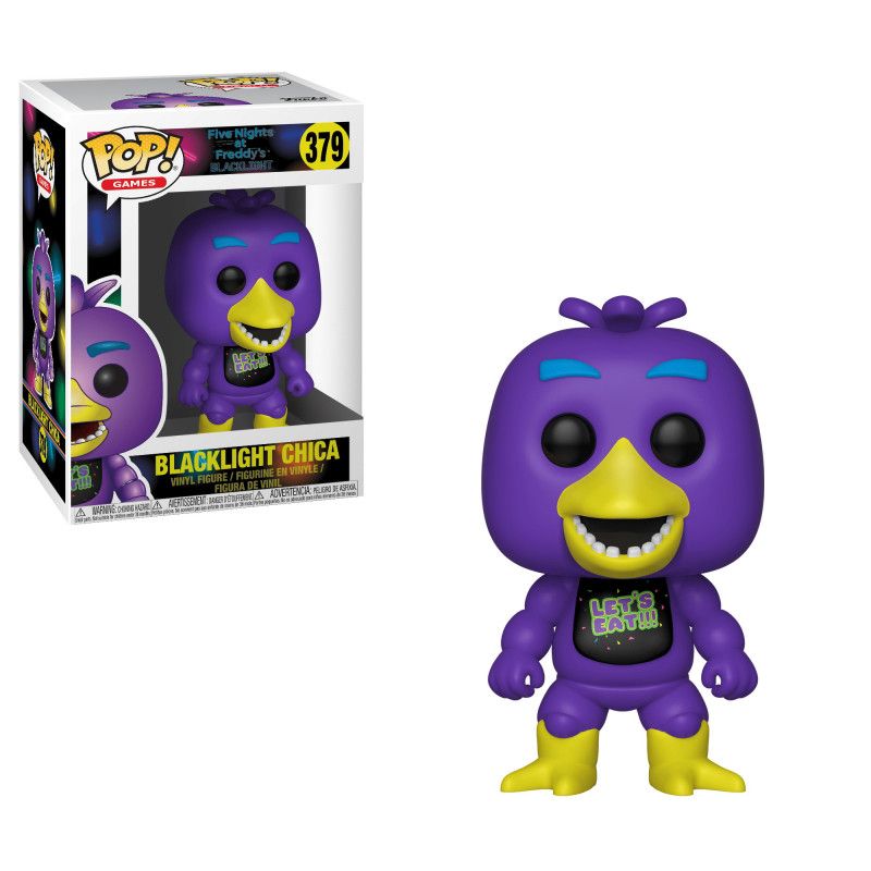 Фигурка Funko Pop Five Nights at Freddy's (FNAF) - Black Light Chica / Фанко Поп ФНАФ
