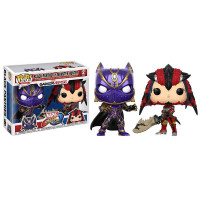 Фигурка Funko Pop Marvel vs Capcom - Black Panther vs Monster Hunter / Фанко Поп Чёрная Пантера против Охотника на чудовищ